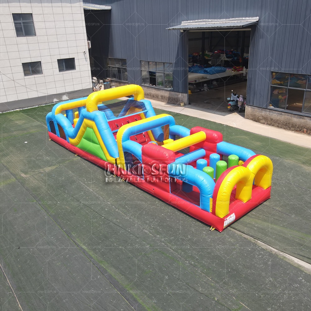 Obstacle Course Bounce House Inflatable Commercial Inflatable Obstacle Course for Kids Adults