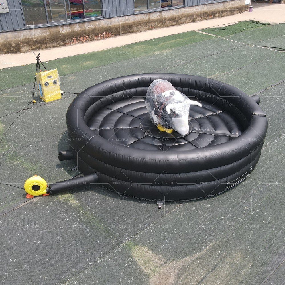 Wholesale Mechanical Bull Inflatable Games Customized Size Inflatable Bull Ride Mechanical Rodeo