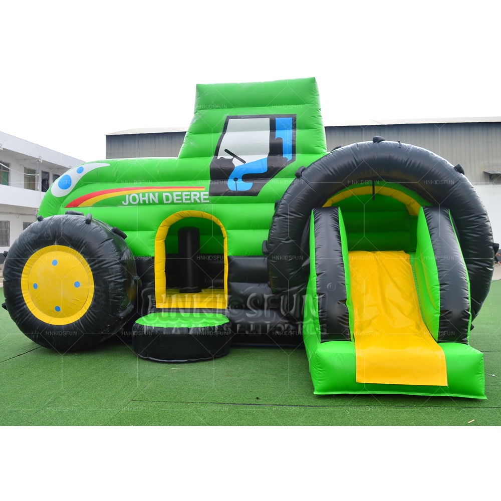 Inflatables Farm Truck Bounce House Inflatable Gonfiabili Chateau Gonflable Professionnel Bouncy Castle Combo with Slide