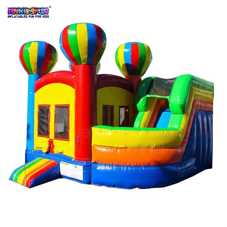 KFC59-PVC Large Water Parks for Kids and Adult Bounce House With Balloons Sack Truck Bounce House