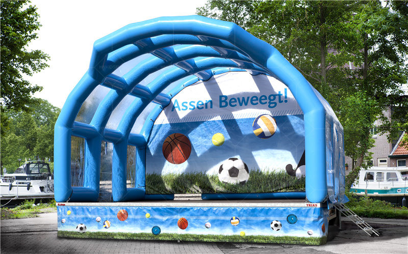 KFT040-Factory Outlet Customized Transparent Outdoor Inflatables Party Event Tents Air Tight Inflatable Stage Tent