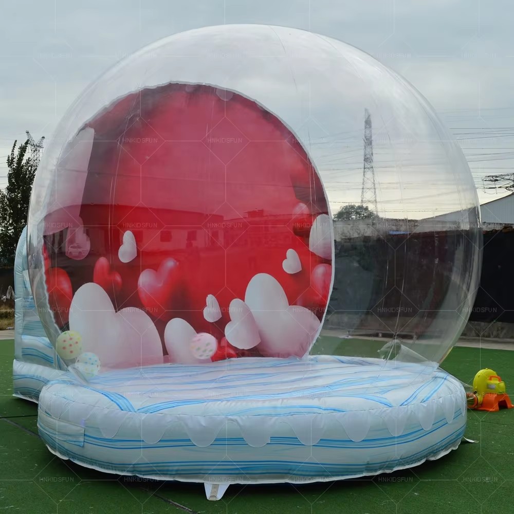 KFH002-Kids Adults Party Christmas Inflatable Snow Globe Transparent Dome Tent Balloon Bubble Inflatable Bubble Tent