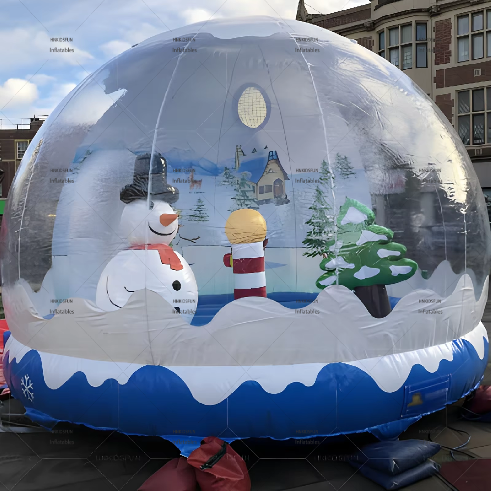 KFH004-Inflatable Snow Globe Christmas Decorations Recommend Top Fashion Inflatable Christmas Human Bubble Ball