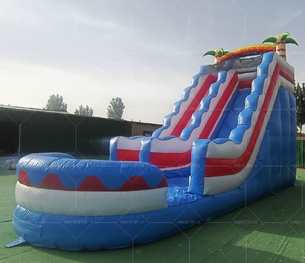 KFS108-Commercial Outdoor Home for Sale Children Adult Party Rental Jumping Inflatable Castle Water Slide with Swimming Pool