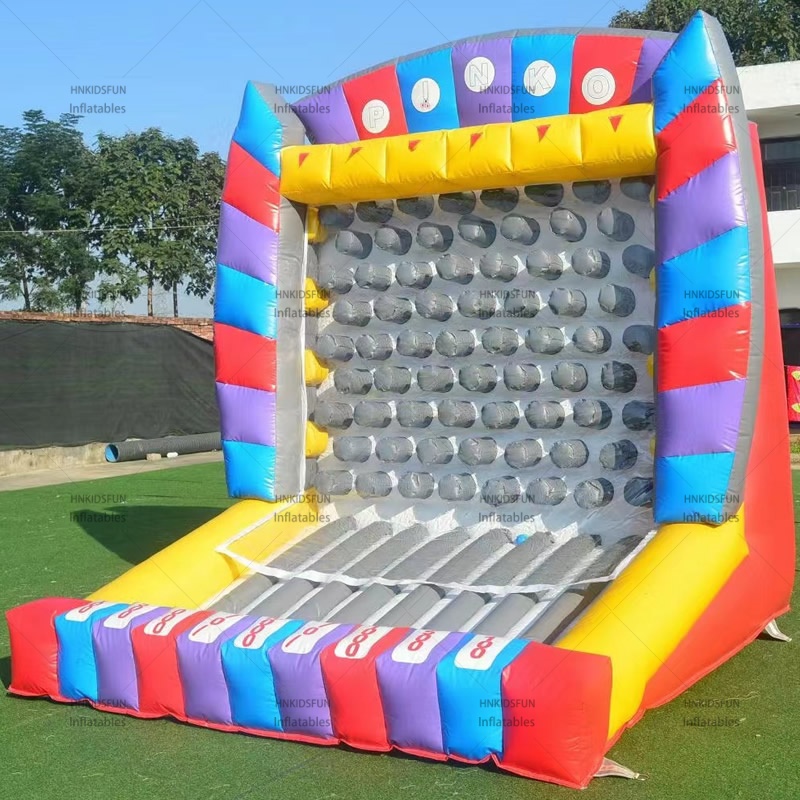 KFG313-New Design Sport Challenge Inflatable Plinko Games Inflatable Ball Trowing Toss Game / Goal Game for Kids Adults