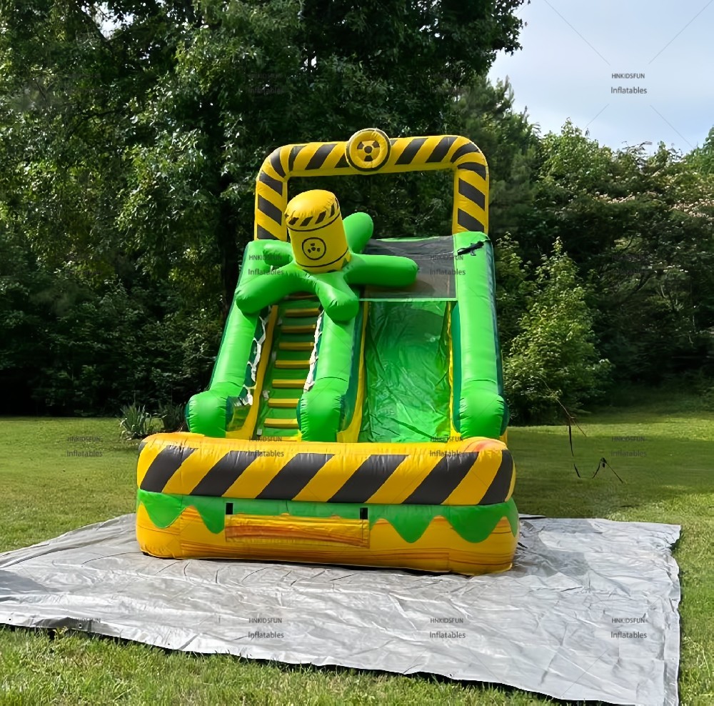 KFS129-Commercial Grade PVC Inflatable Slide Customize Toxic Rush Slide Bouncy Castle Inflatable Water Slide for Sale