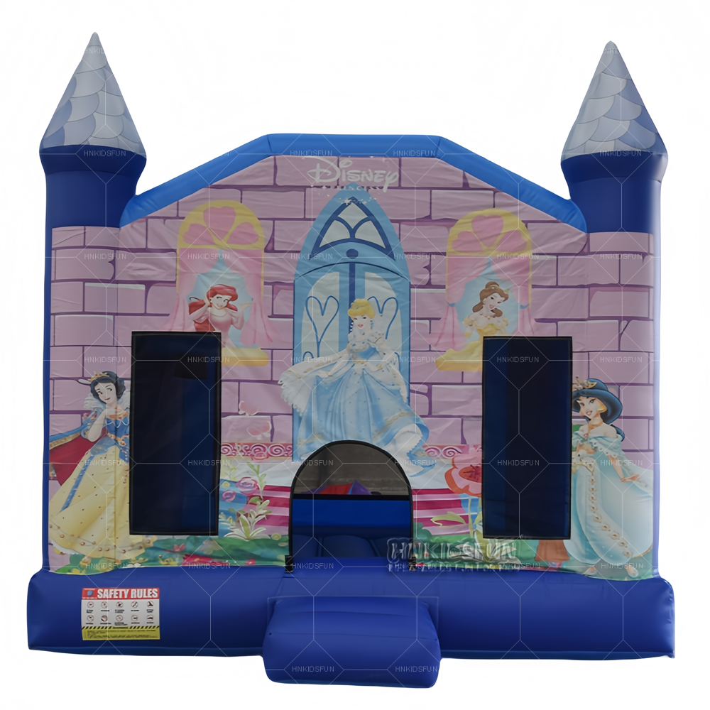 KFC187 Disney Princess Inflatable Bounce House Commercial Grade Bouncer for Kids Birthday Parties Outdoor Events and Family Entertainment