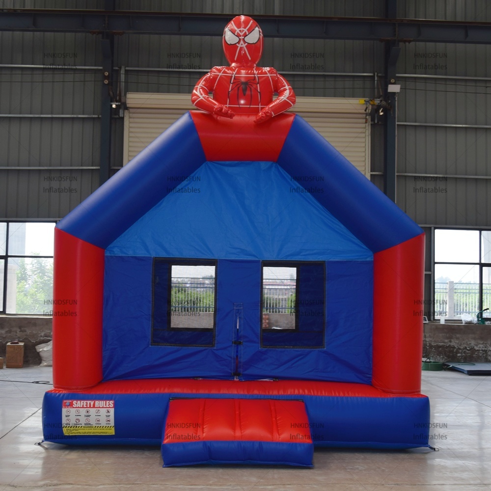 KFC188 Spider-Man Themed Inflatable Bounce House Commercial Grade Bouncer for Kids Parties Outdoor Events and Family Entertainment