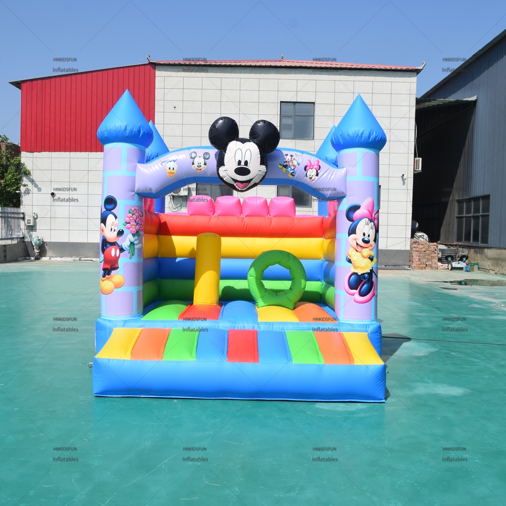 KFC194 Mickey Mouse Inflatable Mini Bouncer Small Jumping Castle for Kids Party and Rental Business