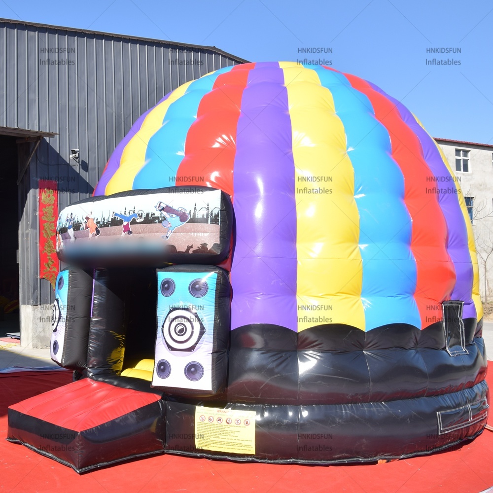 KFC182 Disco Inflatable Dome Bounce House Commercial Jumping Bouncer for Kids Party and Indoor Outdoor Amusement