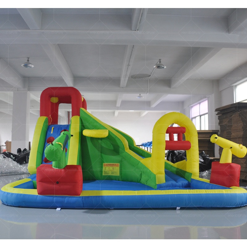 KFC198 Oxford Fabric Kids Inflatable Small Bounce House with Slide Commercial Bouncer for Indoor Outdoor Amusement Use