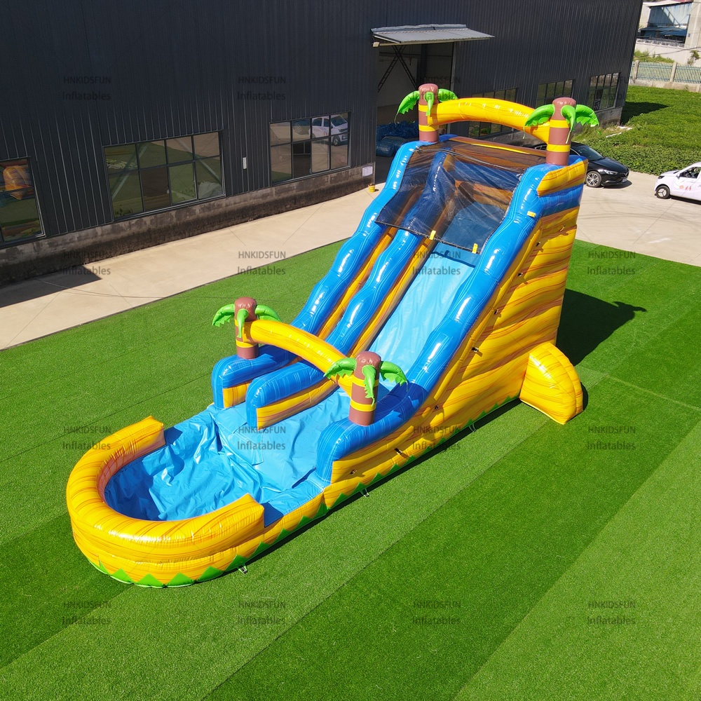 KFS134 Big Water Slides Professionnel Waterslides Comercial Inflatables Pool Party Backyard Blow up Giant Inflatable Slide