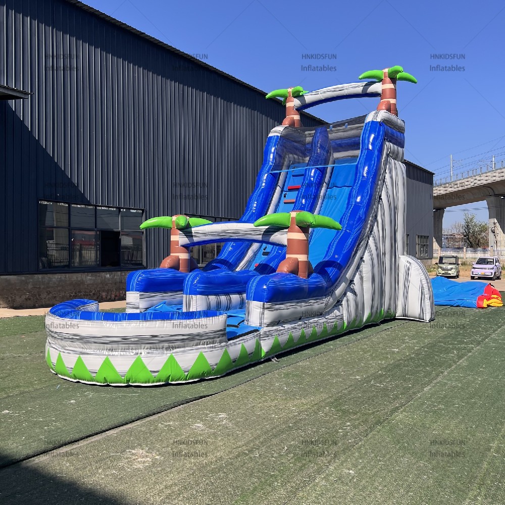 KFS136 Inflatable Water Slide Adult Water Slide Portable Large Commercial Inflatable Slide With Pool for Party